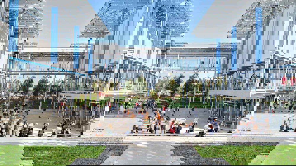 Exterior view of CERN Science Gateway. Credit: Michael Denance