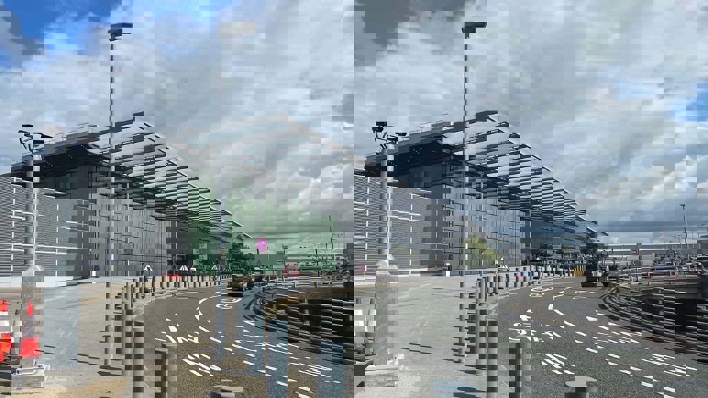 Heathrow airport entrance