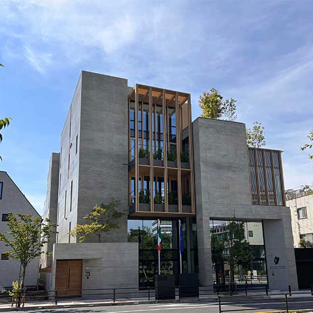 Front of Ireland House Tokyo building
