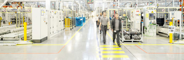 Jaguar Land Rover manufacturing facility