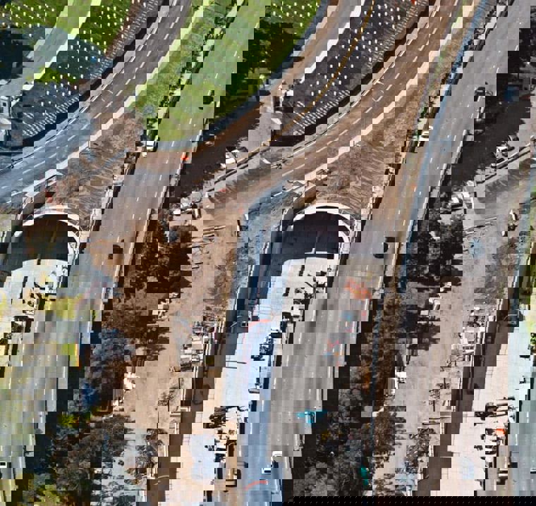 Presidio Parkway, San Francisco - our civil engineers were extensively involved in the delivery of this route