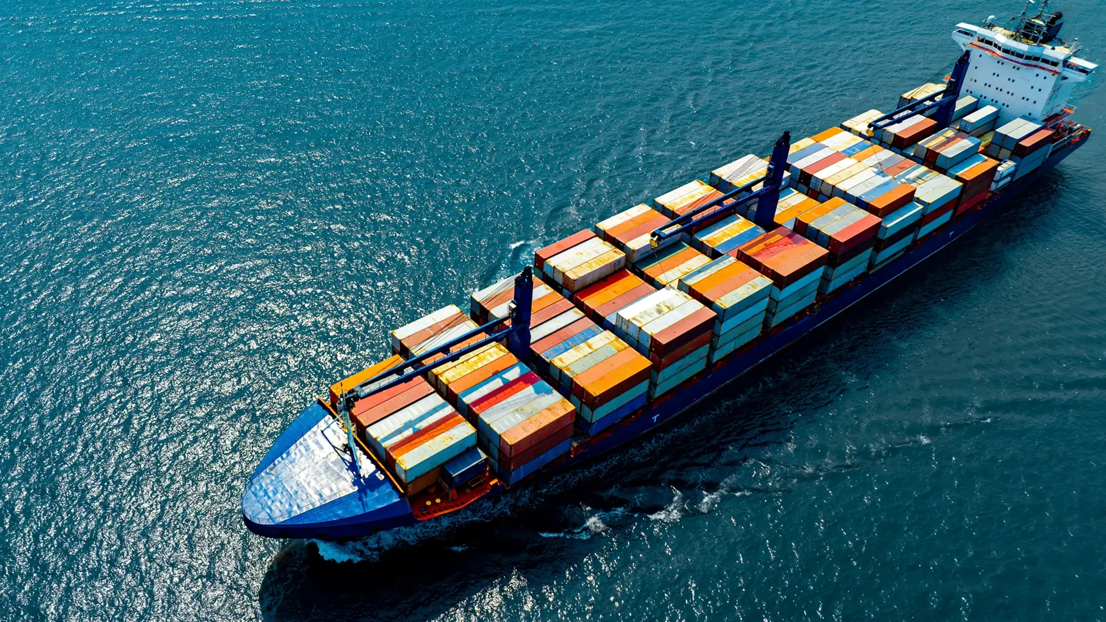 Ocean going cargo ship - the shipping sector is an key driver of global trade