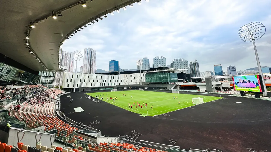 Day view of Kai Tak Youth Sports Ground at Kai Tak sports Park