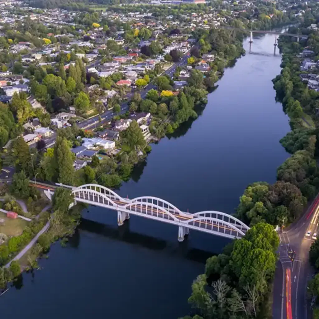 Aerial view of a city